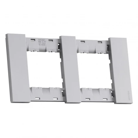 Рамка 2-ая серый матовый Meiton AA4802M2AS