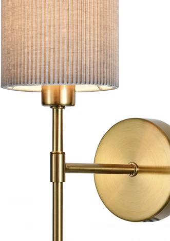 Бра (13033/1W Brass) Indigo Plisse V000538 (220V)