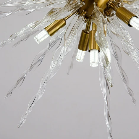 Подвесная люстра Arte Lamp Bella A1066SP-12PB (220V, на тросе, шар)