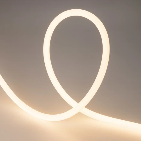 Светодиодная лента герметичная МУНLIGHT-SIDE-FP-X1088-D25mm 24V Warm2300 (20 W/m, IP65, 5m, wire x1) (Arlight, Боковой вывод кабеля) 038870