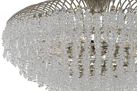 Потолочная люстра на штанге Arti Lampadari Delia E 1.3.60.105 N (220V, хрусталь, круглые)