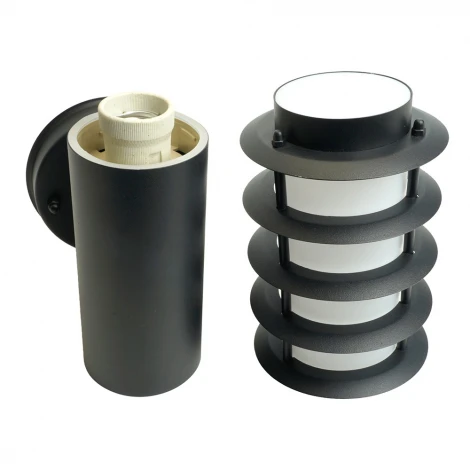 Наземный уличный светильник Feron DH046-B Техно 51526 18W E27 230V, черный