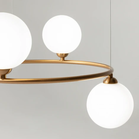 Подвесной светильник Ring MOD013PL-04BS1 (220V, на тросе, шарики)