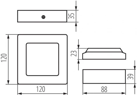 Точечный светильник светодиодный Kanlux KANTI 33546 (220V)