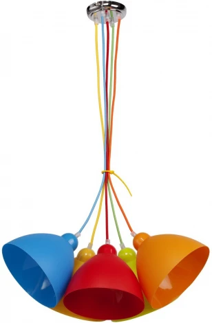 Подвесная люстра MW-Light Улыбка 365014505 (для детской, 220V, на проводе, для девочки, для мальчика)