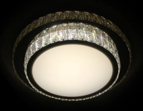 Потолочный светильник Ambrella Orbital Crystal F94 CH/CL 48W D490