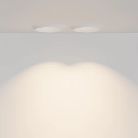 Встраиваемый светильник под гипсокартон Maytoni Gyps Modern DL124-GU10-02-TRS-W (220V)