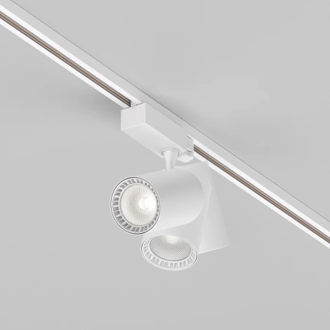 Трековый светильник Vuoro Trinity 4000K 20Вт 36° LED (трехфазный) Maytoni Technical TR029-3-20W4K-M-W (220V, круглые)