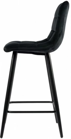 Набор из 2 стульев барных Balance Fusion Hesby (Металл/Велюр, Черный) арт.HSBI_BC101_black_2