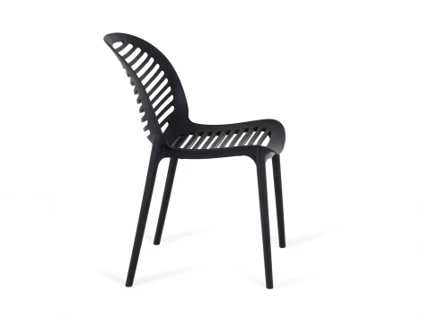 Комплект стульев Spike 4 шт. ОГОГО Обстановочка! 966363 (Пластик/Черный)