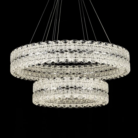 Подвесная люстра светодиодная с пультом с регулировкой цветовой температуры Modelux ML.8185.800.500 CR