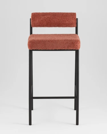 Стул полубарный Stool Group Балла букле коралловый УТ000041908