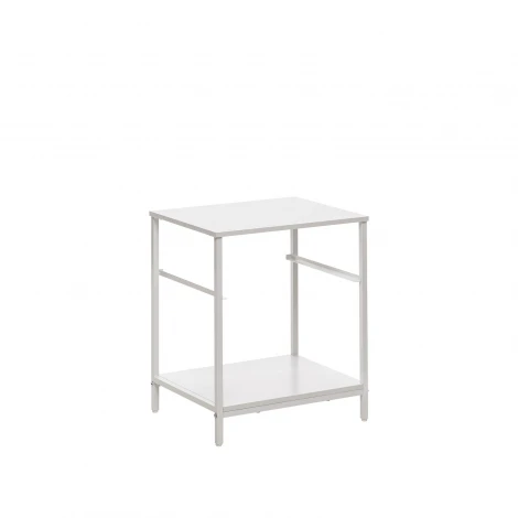 Комод Leset Линкс с ящиком и полкой (к/з), Каркас Белый, ящики Белые (Металл,Экокожа/Белый) арт.2500000198106