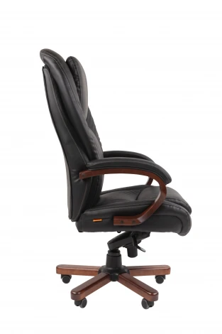 Офисное кресло Chairman 408 Россия нат.кожа/экокожа черная (мультиблок) 7163871