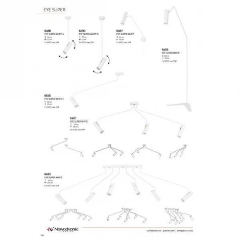 Потолочная люстра Nowodvorski Eye Super 6492 (220V)