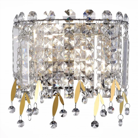 Настенный светильник Desio SL1655.201.02 ST Luce (220V, хрусталь, подвески)