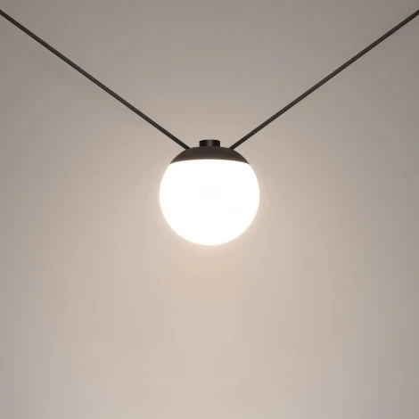 Трековый светильник светодиодный ART-INBELT-SFERO-R140-7W Day4000-MIX (BK, 240 deg, 48V, DALI) (Arlight, IP20 Металл) 051180