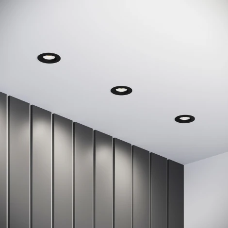 Светильник встраиваемый Elektrostandard City 25054/01 GU10 черный (220V, круглые)