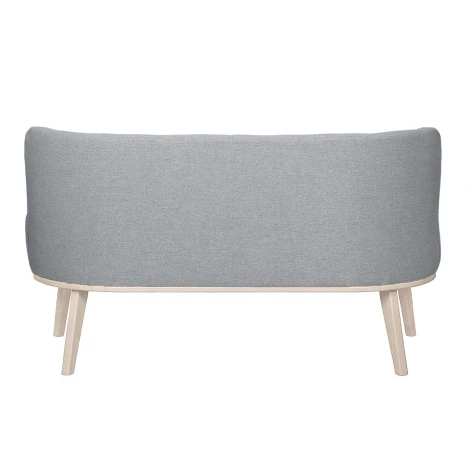 Диван Жирон ткань серый, каркас лак Mebelik 009295