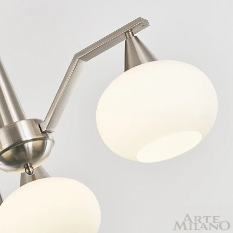 Потолочная люстра на штанге Arte Milano 279807/3 GR (220V, шарики)