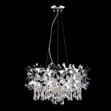 Подвесная люстра Crystal Lux Romeo SP6 CHROME D600 (220V, на тросе)