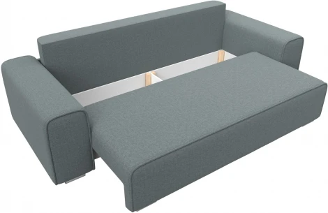 Диван прямой Лига-029 (Серый/Рогожка) Лига Диванов арт.122653