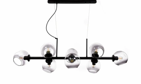 Подвесной светильник Lumina Deco Moretti LDP 7003-8 BK