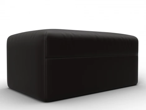 Модуль пуф Лига-060 НПБ (ЛДСП,Брус,Фанера/Пластик/Экокожа/Коричневый) Лига Диванов 130081