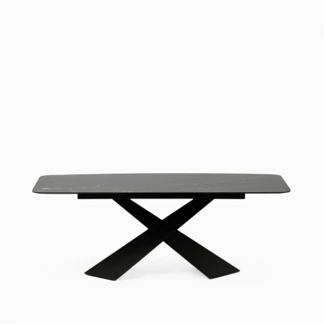 Обеденный стол Reagan 200х100 COSMO RED арт.S-Tyr7-200х100-N-CM-PVC-SUP-MS-typeA-arcR100-1