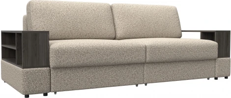 Диван прямой с 2 полками Лига-055 НПБ Лига Диванов (Велюр) арт.129064