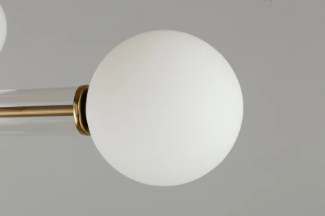 Потолочная люстра на штанге Omnilux Bucine OML-29507-08 (220V, шарики)