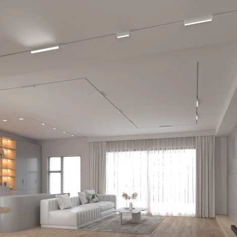 Трековый светильник Downlight магнитный 18W 4200K Alter (белый) Elektrostandard Slim Magnetic 85050/01 (LED, 48V)