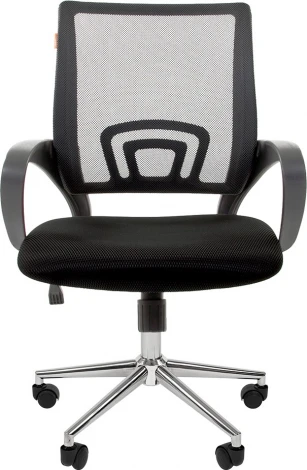 Компьютерное кресло CHAIRMAN 696 хром (Металл,Пластик,Ткань,Сетка/Черный)