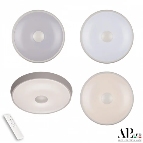 Потолочный светильник светодиодный с ПДУ APL LED Turin 3306.B255-450 White