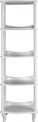 Этажерка-стеллаж Джульетта 4 уровня, молочный дуб Л Mebelik арт.008567