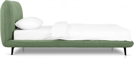Кровать Amsterdam ОГОГО (арт.831272), (Велюр/Зеленый)