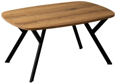 Стол журнальный R-Home Flora Q Шерман коньяк