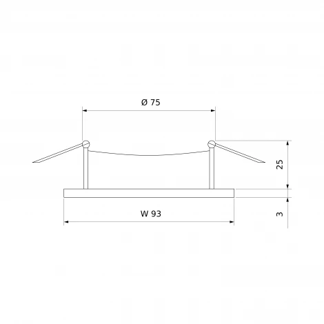 Встраиваемый точечный светильник Elektrostandard 1011 1011/1 MR16 CH хром