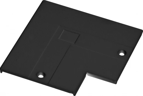 Крышка для L-образного токоподвода, черная Donolux DL010318L