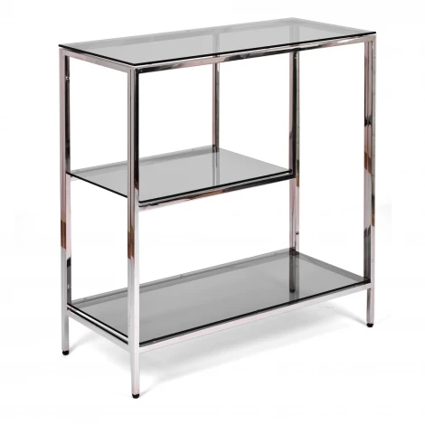 Консольный стол AllConsoles 2043-CS grey зеркальный хром