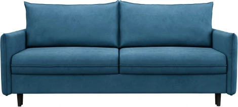 СКАНДИ Диван тканевый прямой синий D1 furniture арт.AAA41309020