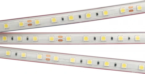 Светодиодная лента герметичная RTW-PS-B60-13mm 24V Warm3000 (14.4 W/m, IP67, 5060, 5m) (Arlight, 14.4 Вт/м, IP67) 021464(2)