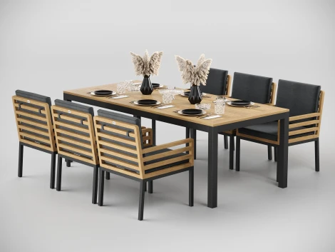 Обеденные группы Gardenini Premium Bella DPBLL.010822.C6