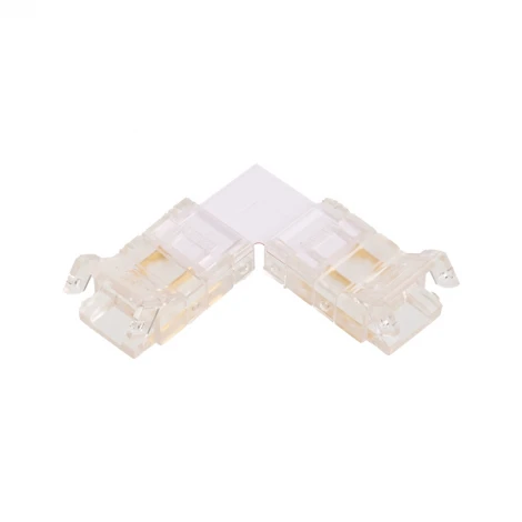 Коннектор Wolta WLS-2PIN-8MM-MONO-L угловой для одноцветной SMD ленты шириной 8мм