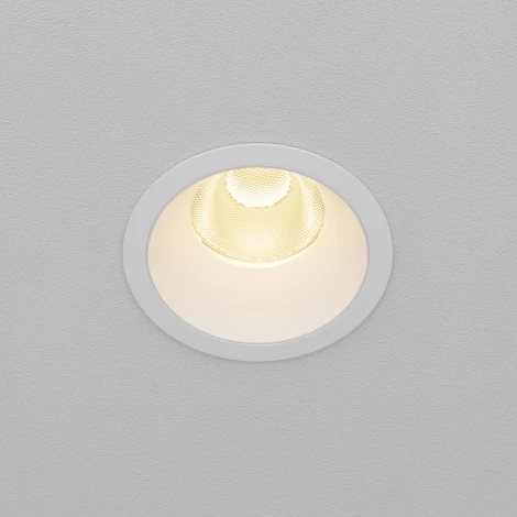 Встраиваемый светильник Maytoni Dip DL117-15W-2.7K-W (LED, 220V, круглые)