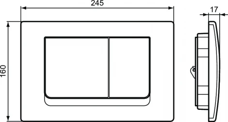 Кнопка смыва Ideal Standard Solea M1 R0108AA