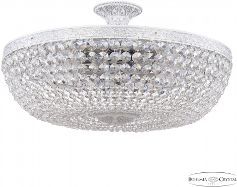 Потолочная люстра на штанге Bohemia AL1911 AL19111/55OL WMN (220V, хрусталь, круглые)