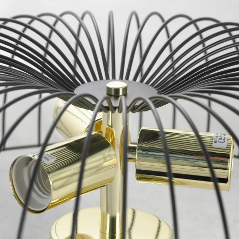 Потолочная люстра Lussole Loft Brooks LSP-8251 (220V, круглые, клетка, IP21)