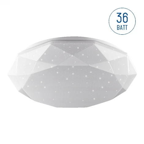 Светодиодный светильник потолочный 36Вт 6000К Lumin'arte Kvazar C10LLW36W