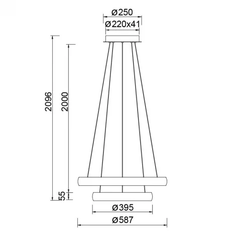 Подвесной светильник светодиодный Mantra Flats 9429
